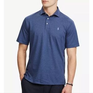 Polo Ralph Lauren Men's Classic-Fit Soft-Touch Blue Heather Shirt 2XL
